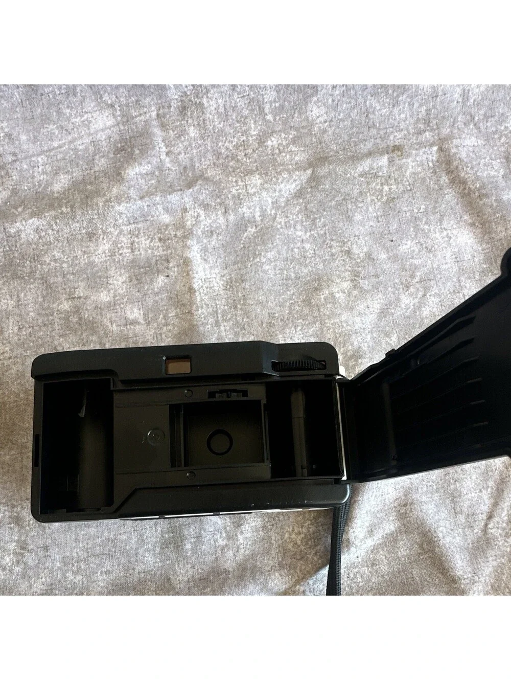 onn. 35mm Point & Shoot Film Camera Fixed Focus Built-In Flash Brown/White